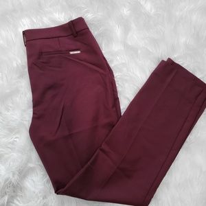 Burgundy Trousers